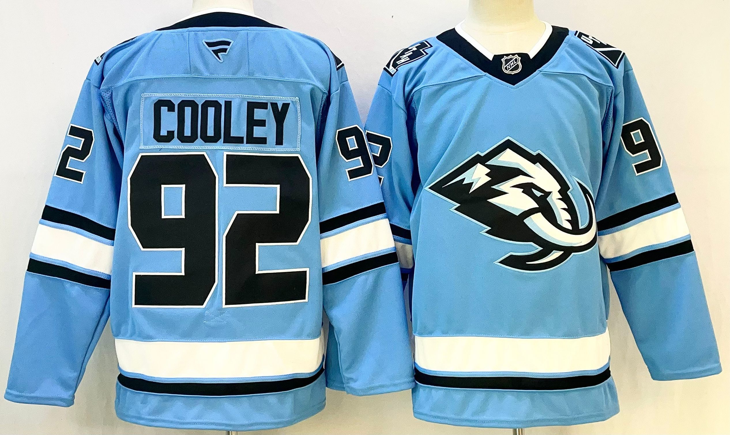 Men Mammoth Team #92 Cooley Light Blue 2026 Adidias NHL Jersey style 001->more nhl jerseys->NHL Jersey